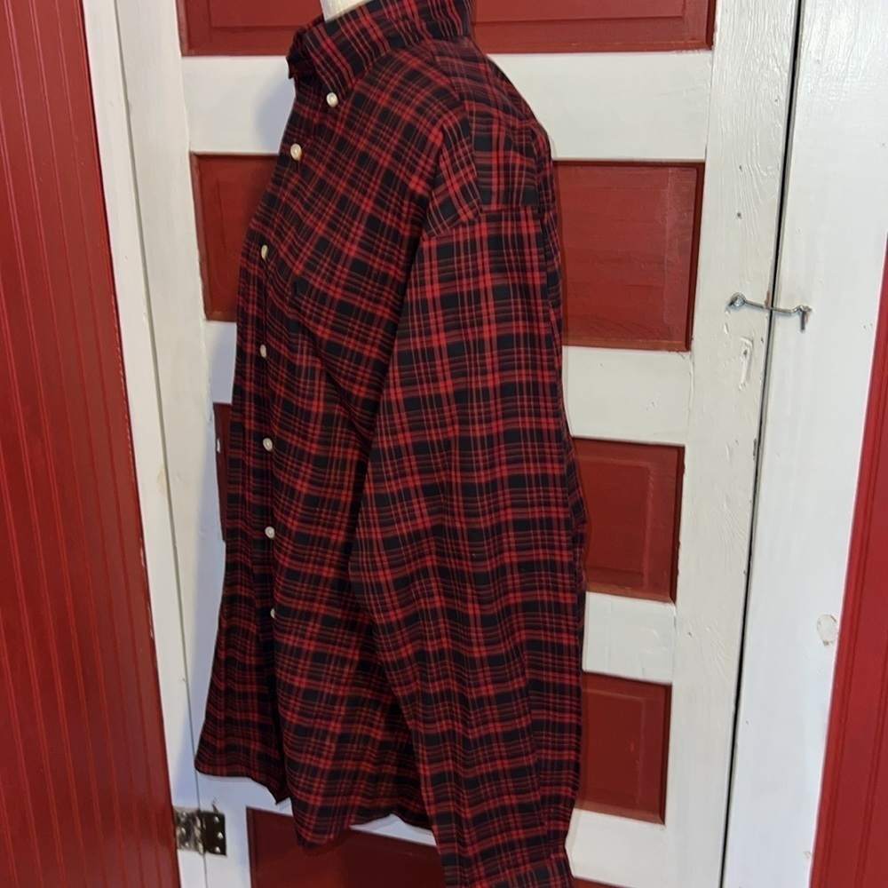 Men’s Ralph Lauren Blake 2-Ply Cotton Long Sleeve Button Plaid Shirt M - Picture 3 of 5